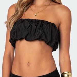 EDIKTED BLACK BUBBLE TOP